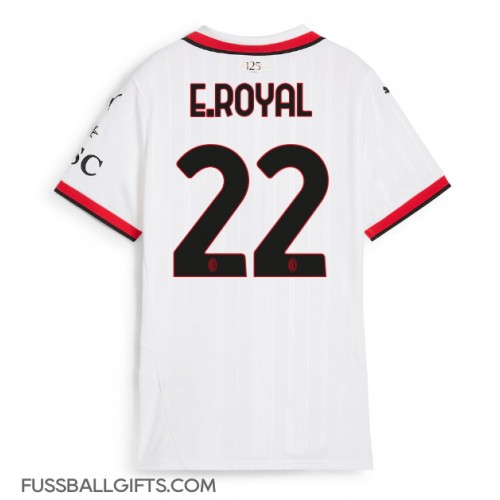 AC Milan Emerson Royal #22 Fußballbekleidung Auswärtstrikot Damen 2024-25 Kurzarm